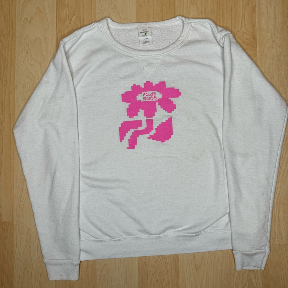 Graphic Crew Neck Sweater